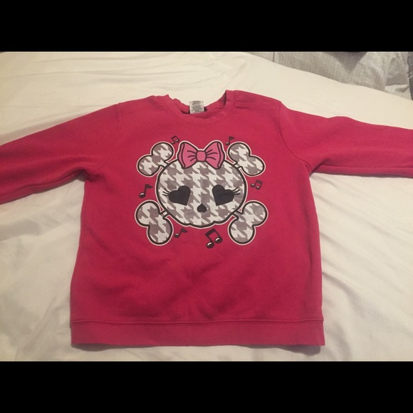 Pink skull sweater - Picture 1 of 4